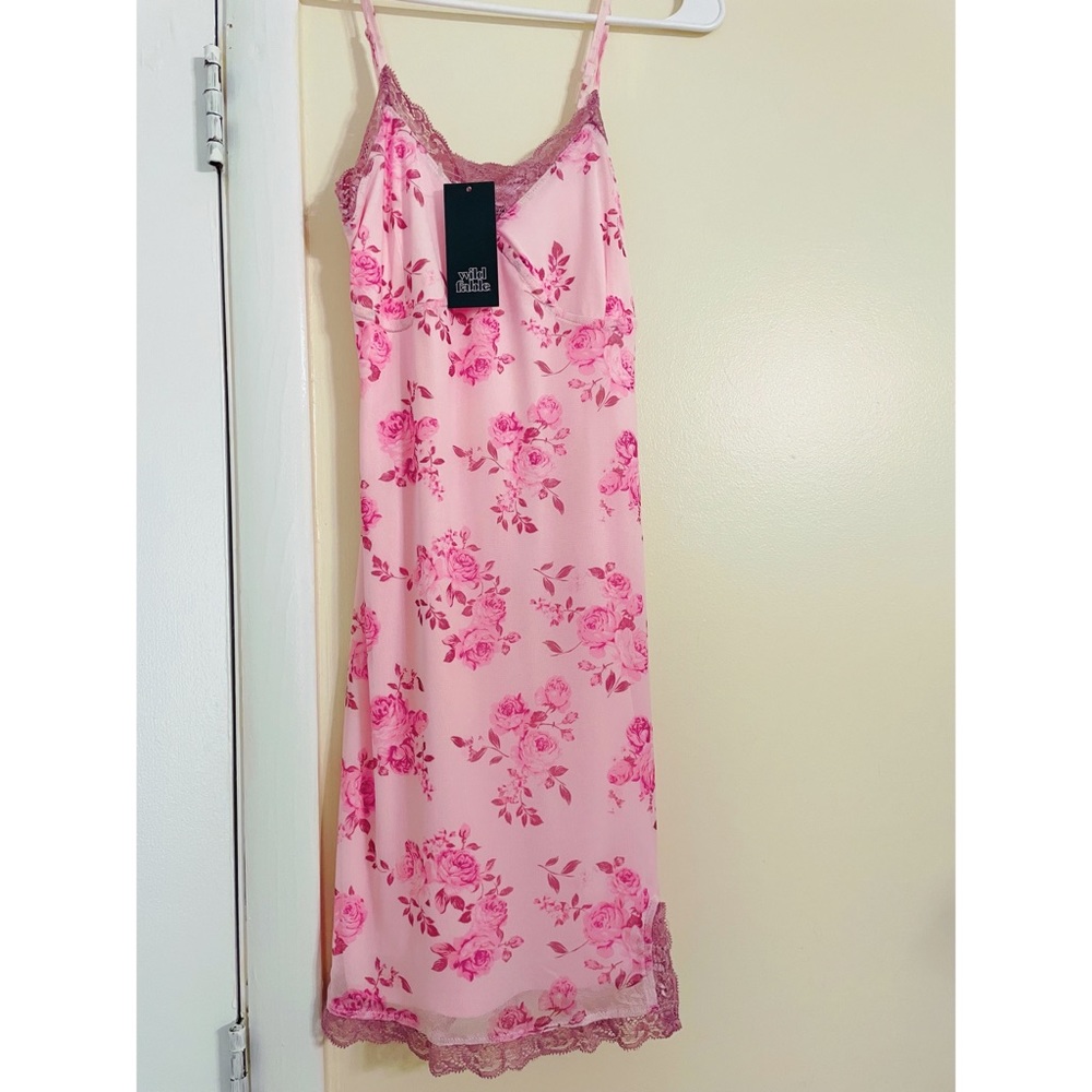 Extra small wild fable Target dress - pink & floral.